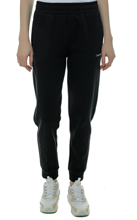 CALVIN KLEIN JEANS-Γυναικείο παντελόνι φόρμας CALVIN KLEIN JEANS K20K204424 MICRO LOGO ESSENTIAL μαύρο