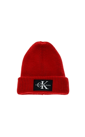 Calvin Klein Accessories-Caciula din lana cu patch logo