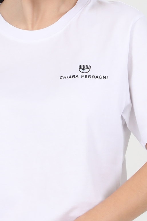 CHIARA FERRAGNI-Γυναικείο t-shirt CHIARA FERRAGNI λευκό