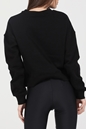 CHIARRA FERRAGNI-Γυναικεία φούτερ μπλούζα CHIARRA FERRAGNI MASCOTTE RUBBER μαύρη