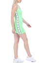 CHIARA FERRAGNI-Γυναικείο mini φόρεμα CHIARA FERRAGNI LOGOMANIA TAN πράσινο