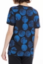 CONVERSE-Γυναικείο t-shirt CONVERSE μπλε μαύρο