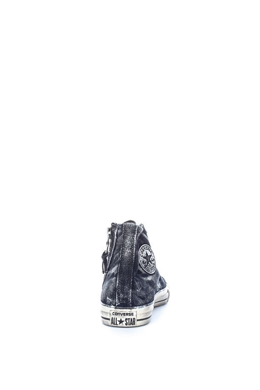 CONVERSE-Unisex ψηλά sneakers CONVERSE All Star John Varvatos X Chuck Taylor side zip μαύρα