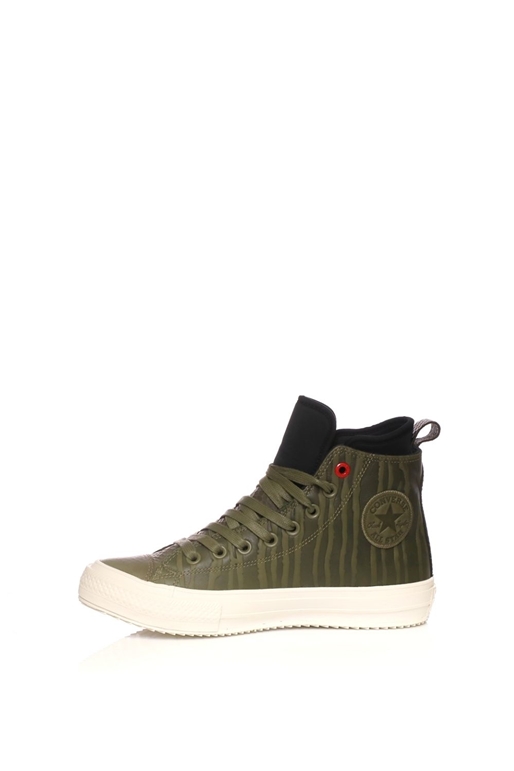CONVERSE-Ανδρικά ψηλά sneakers CONVERSE Chuck Taylor AS WP Boot Hi χακί