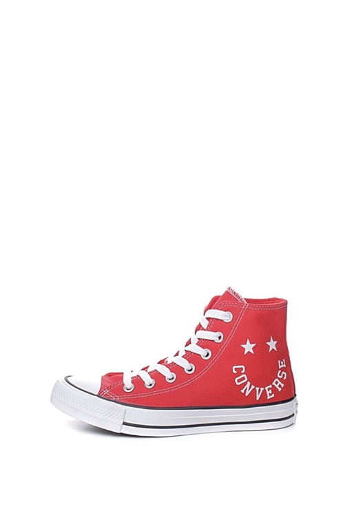 CONVERSE-Unisex ψηλά sneakers CONVERSE CHUCK TAYLOR ALL STAR SMILE κόκκινα