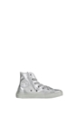CONVERSE-Παιδικά ψηλά sneakers CONVERSE Chuck Taylor All Star Hi ασημί