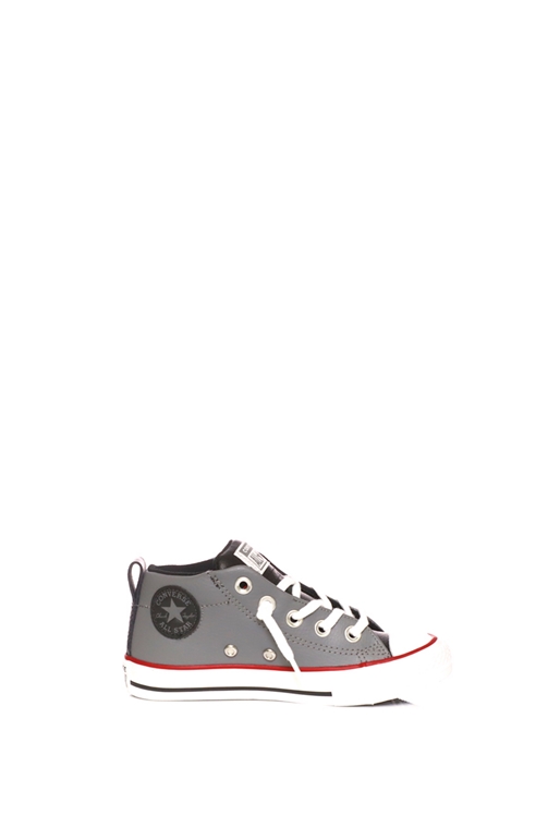 CONVERSE-Παιδικά ψηλά sneakers CONVERSE Chuck Taylor All Star Street γκρι