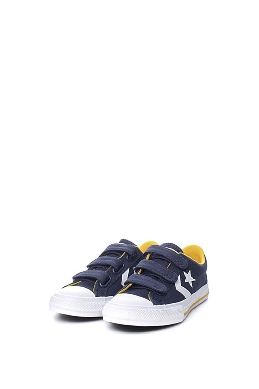 CONVERSE-Παιδικά sneakers CONVERSE STAR PLAYER 3V CANVAS μπλε κίτρινα