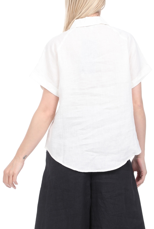 ECOALF-Γυναικείο λινό πουκάμισο ECOALF LYCHEE γκρι