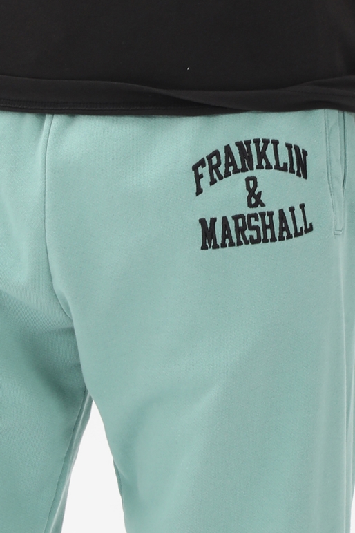 FRANKLIN & MARSHALL-Ανδρικό παντελόνι φόρμας FRANKLIN & MARSHALL JM1003.000.2000P01 πράσινο