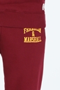 FRANKLIN & MARSHALL-Ανδρικό παντελόνι φόρμας FRANKLIN & MARSHALL μπορντό