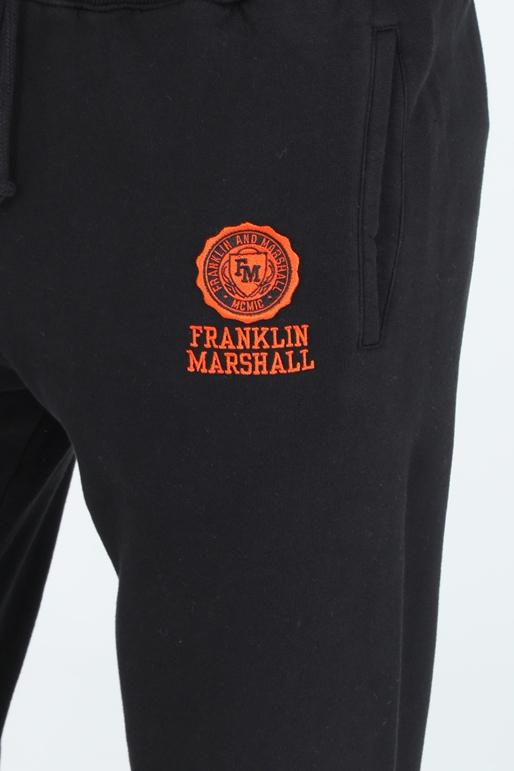 FRANKLIN & MARSHAL-Ανδρικό παντελόνι φόρμας FRANKLIN & MARSHALL BRUSHED μπλε