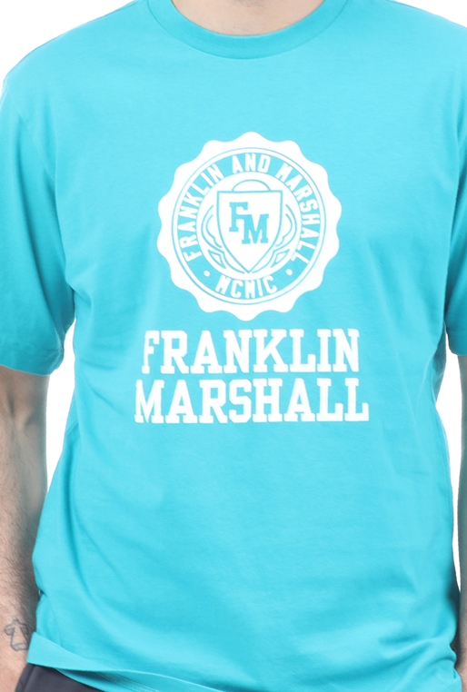 FRANKLIN & MARSHALL-Ανδρική μπλούζα FRANKLIN & MARSHALL μαύρη