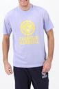 FRANKLIN & MARSHALL-Ανδρικό t-shirt FRANKLIN & MARSHALL μπλε μωβ