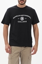 FRANKLIN & MARSHALL-Ανδρικό t-shirt FRANKLIN & MARSHALL JM3188.000.1012P01 μαύρο