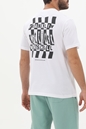 FRANKLIN & MARSHALL-Ανδρικό t-shirt FRANKLIN & MARSHALL JM3190.000.1012P01 λευκό