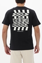 FRANKLIN & MARSHALL-Ανδρικό t-shirt FRANKLIN & MARSHALL JM3190.000.1012P01 μαύρο