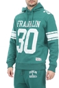 FRANKLIN & MARSHAL-Ανδρική φούτερ μπλούζα FRANKLIN & MARSHALL Sweatshirt-BRUSHED COTTON FLEE πράσινη