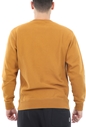 FRANKLIN & MARSHALL-Ανδρική φούτερ μπλούζα FRANKLIN & MARSHALL BRUSHED COTTON FLEE κίτρινη
