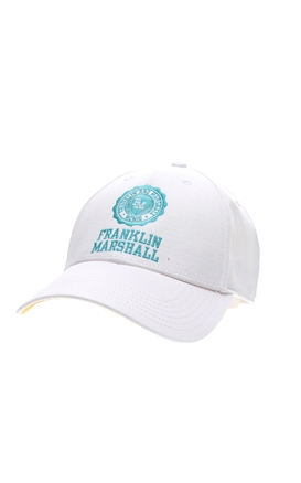 FRANKLIN & MARSHALL-Ανδρικό καπέλο baseball FRANKLIN & MARSHALL λευκό