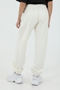 FRANKLIN & MARSHALL-Γυναικείο παντελόνι φόρμας FRANKLIN & MARSHALL λευκό