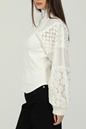 FREE PEOPLE COLLECTION-Γυναικεία μπλούζα FREE PEOPLE off white