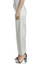 G-STAR-Γυναικείο παντελόνι BRONSON HIGH LOOSE CHINO 7/8  λευκό