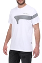 G-STAR RAW-Ανδρικό t-shirt G-STAR RAW reflective graphic λευκό