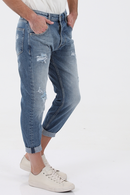 GABBA-Ανδρικό jean παντελόνι GABBA 10140 Alex K4399 μπλε