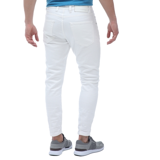 GABBA-Ανδρικό jean παντελόνι GABBA ALEX λευκό