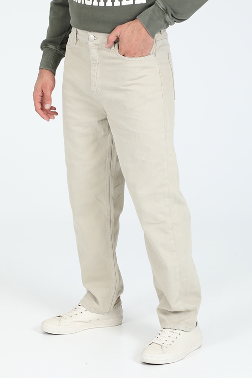 GABBA-Ανδρικό jean παντελόνι GABBA Zem K3992 μπεζ