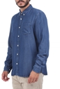 GABBA-Ανδρικό denim πουκάμισο GABBA Ranger μπλε