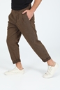 GABBA-Ανδρικό jean παντελόνι GABBA Firenze K4146 καφέ