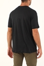 GABBA-Ανδρική κοντομάνικη μπλούζα GABBA μαύρη