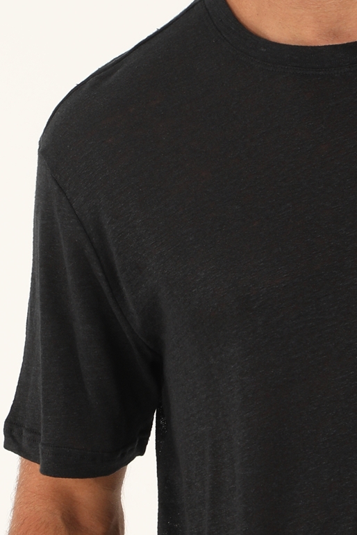 GABBA-Ανδρική κοντομάνικη μπλούζα GABBA μαύρη