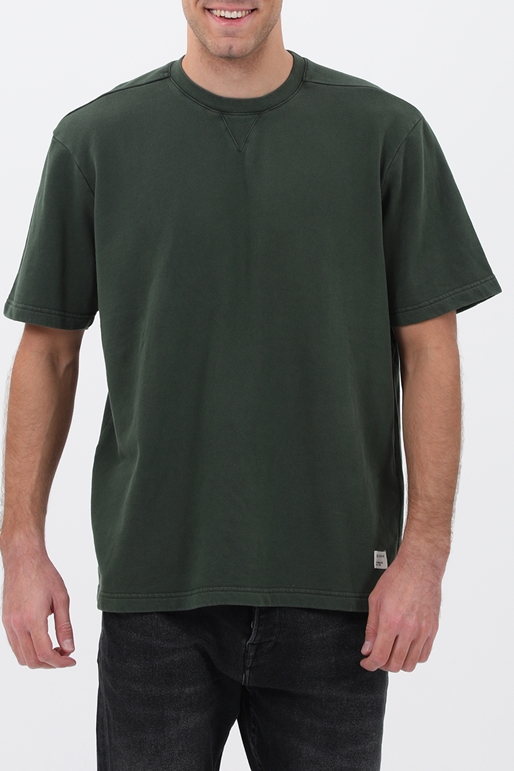 GABBA- Ανδρική κοντομάνικη μπλούζα GABBA 2220230001 γκρι