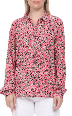 GARCIA JEANS-Γυναικείο πουκάμισο GARCIA JEANS ροζ