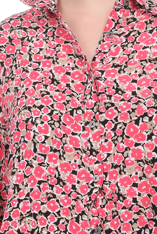 GARCIA JEANS-Γυναικείο πουκάμισο GARCIA JEANS ροζ