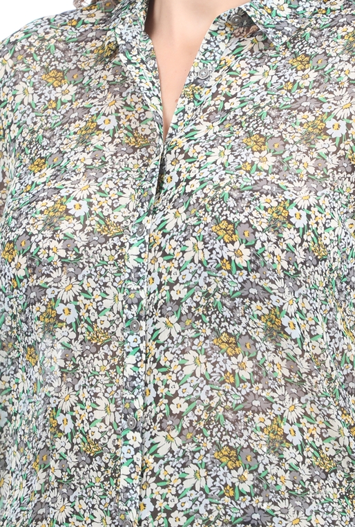 GARCIA JEANS-Γυναικείο πουκάμισο GARCIA JEANS πράσινο