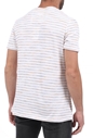 GARCIA JEANS-Ανδρικό t-shirt GARCIA JEANS λευκό μπεζ