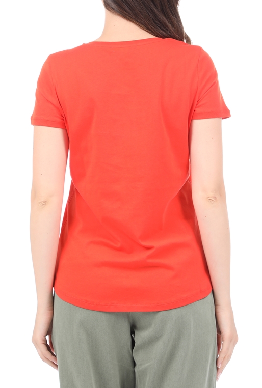 GARCIA JEANS-Γυναικείο t-shirt GARCIA JEANS πορτοκαλί