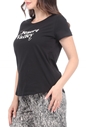 GARCIA JEANS-Γυναικείο t-shirt GARCIA JEANS μαύρο