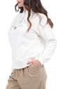GARCIA JEANS-Γυναικεία φούτερ μπλούζα GARCIA JEANS λευκή