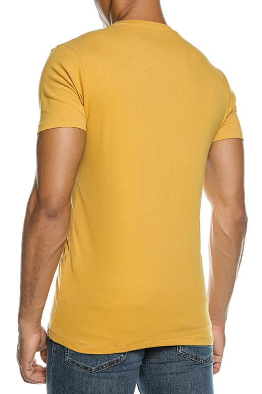GARCIA JEANS-Ανδρικό t-shirt GARCIA JEANS DARK MOON κίτρινο