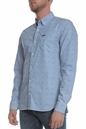 GARCIA JEANS-Ανδρικό πουκάμισο GARCIA JEANS μπλε λευκό