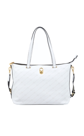 GAUDI-Γυναικεία τσάντα shopping GAUDI λευκή
