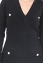 GAUDI-Γυναικείο mini φόρεμα GAUDI FASHION μαύρο