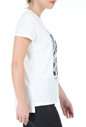 GAUDI-Γυναικείο t-shirt GAUDI JEANS DONNA T-SHIRT GIRO λευκό