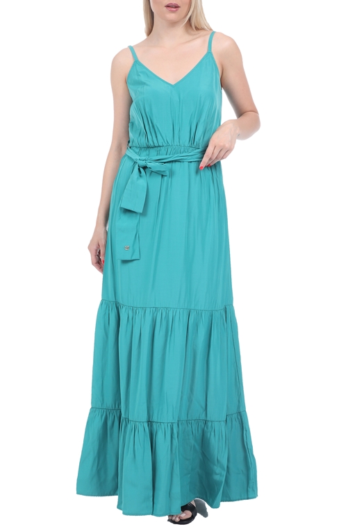 GAUDI-Γυναικείο maxi φόρεμα GAUDI μπλε