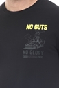 GUESS-Ανδρικό t-shirt GUESS NO GUTS NO GLORY CN - ORGANIC μαύρο